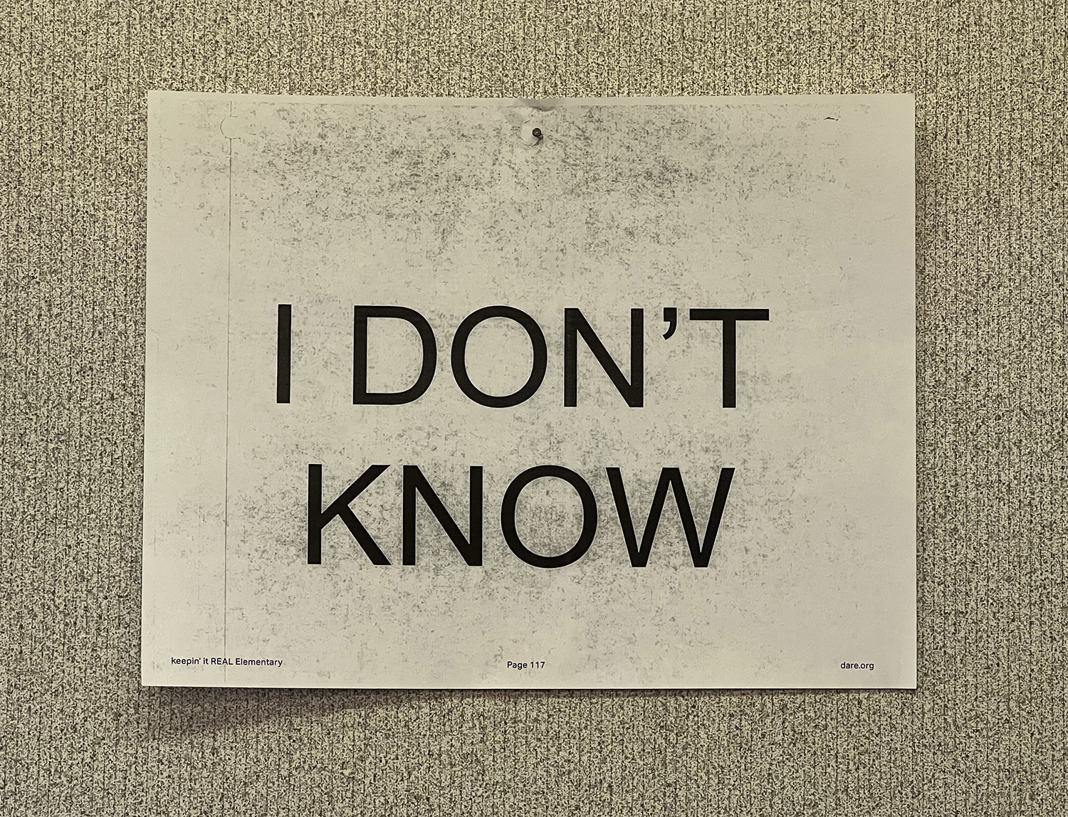 KEEPING IT REAL ELEMENTARY